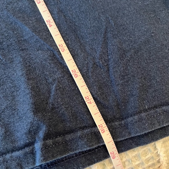 Vintage Nike Uptempo Graphic Tee Men’s XL Navy Blue Cotton Retro 90s - Picture 2 of 7